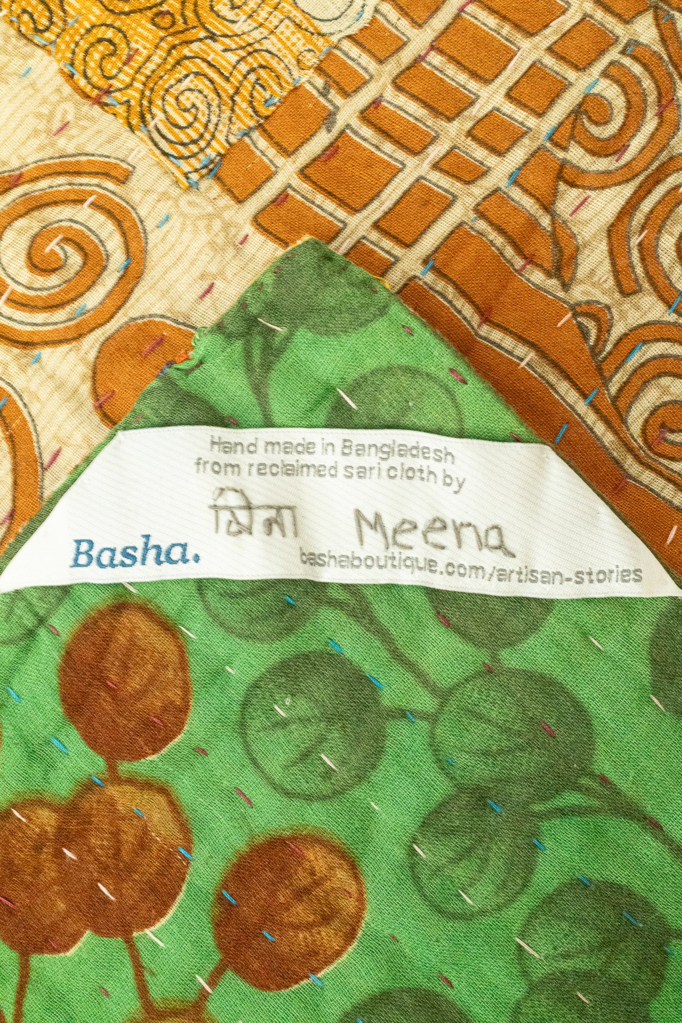 Miracle No. 1 Kantha Baby Blanket