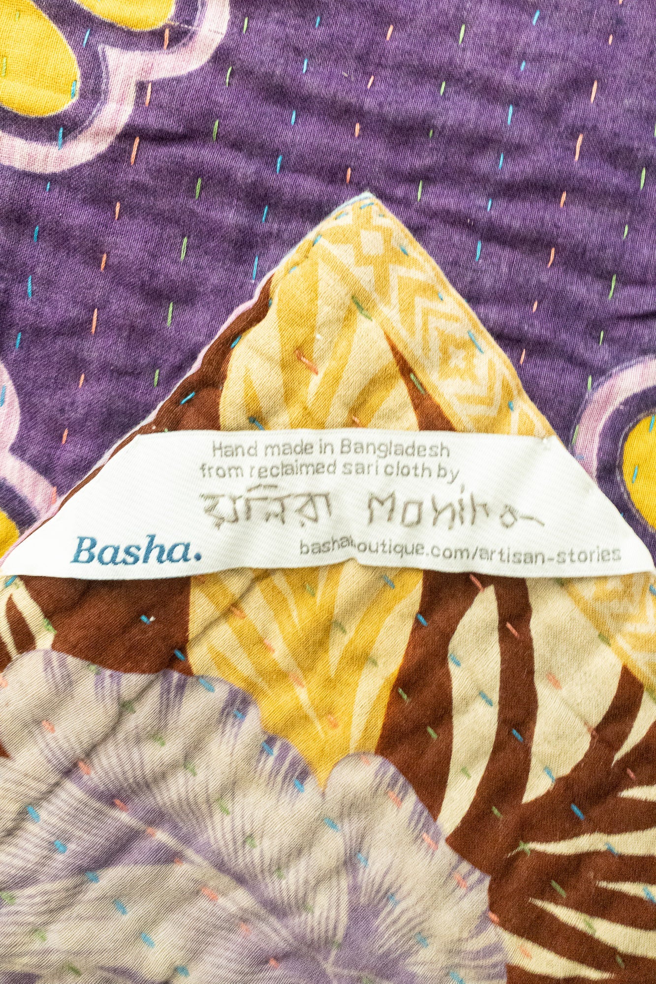 Miracle No. 2 Kantha Baby Blanket