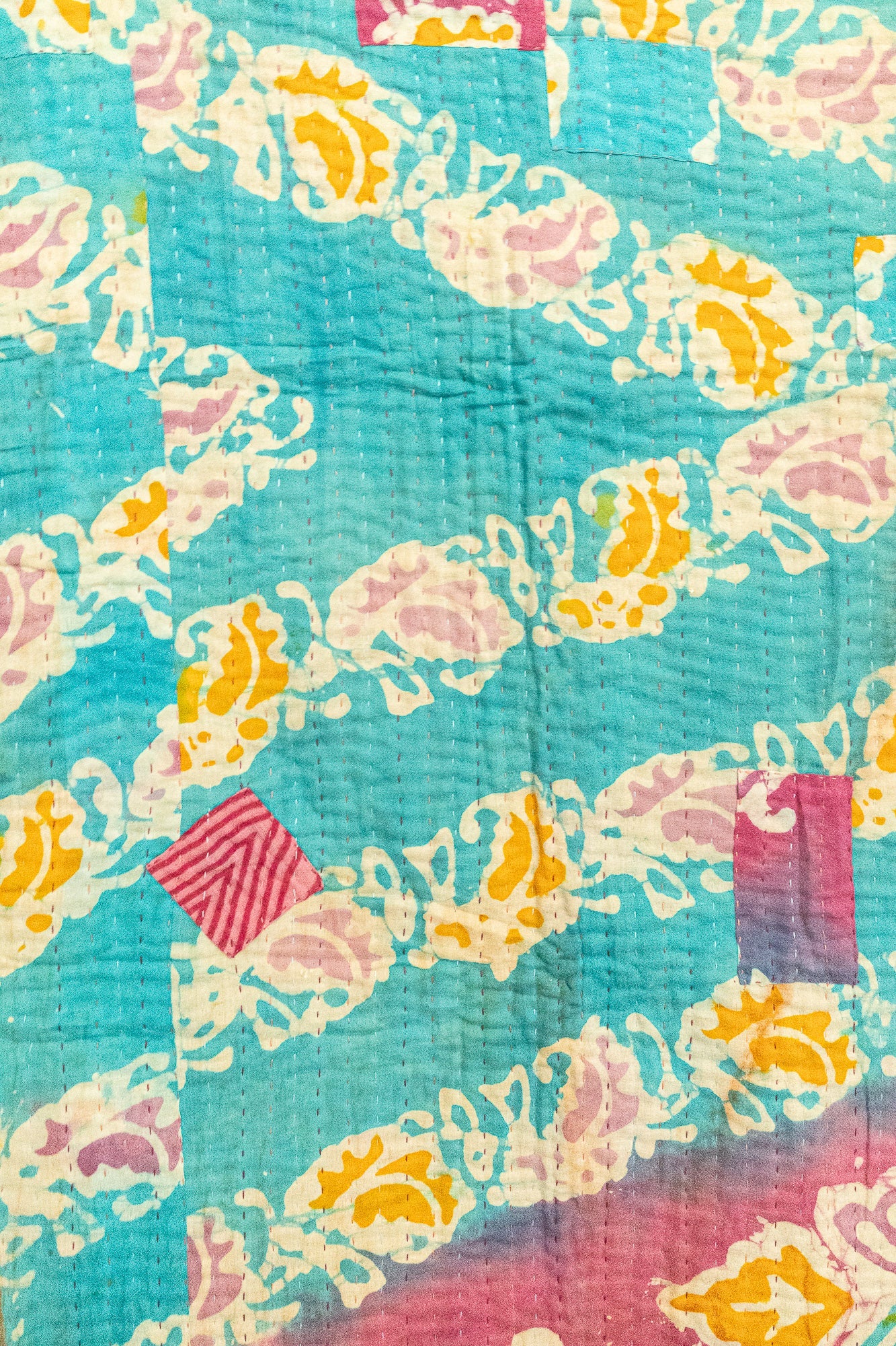 Miracle No. 3 Kantha Baby Blanket