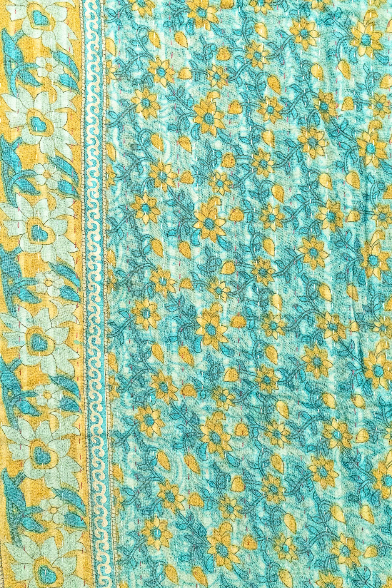 Miracle No. 3 Kantha Baby Blanket