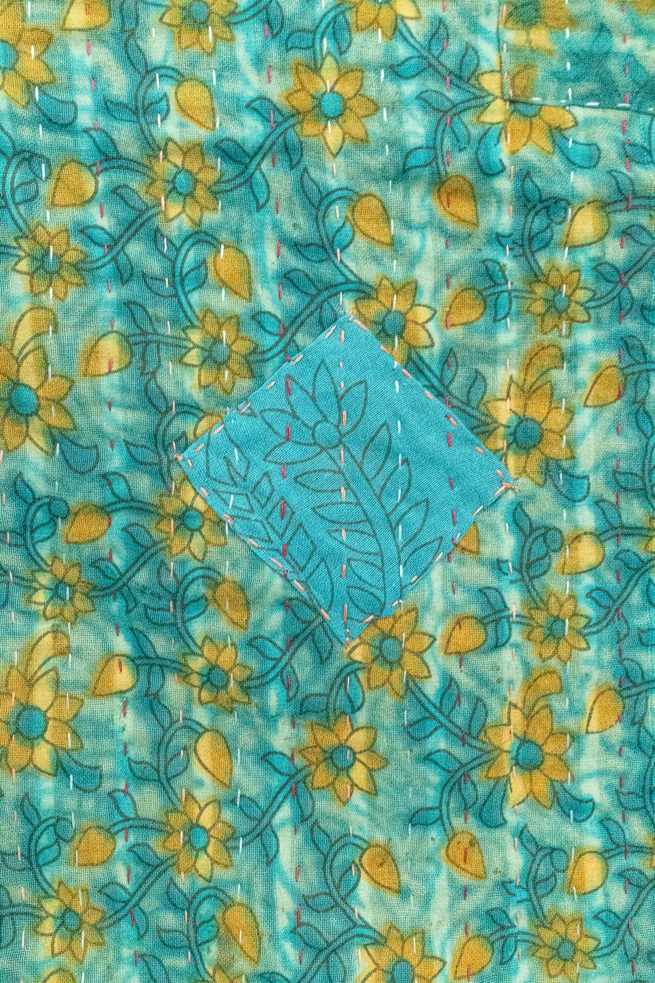 Miracle No. 3 Kantha Baby Blanket