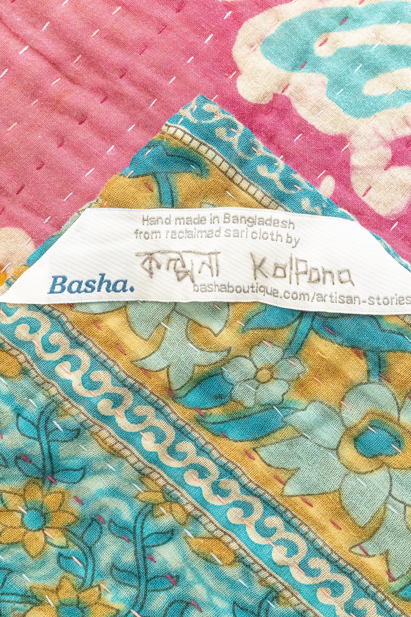 Miracle No. 3 Kantha Baby Blanket