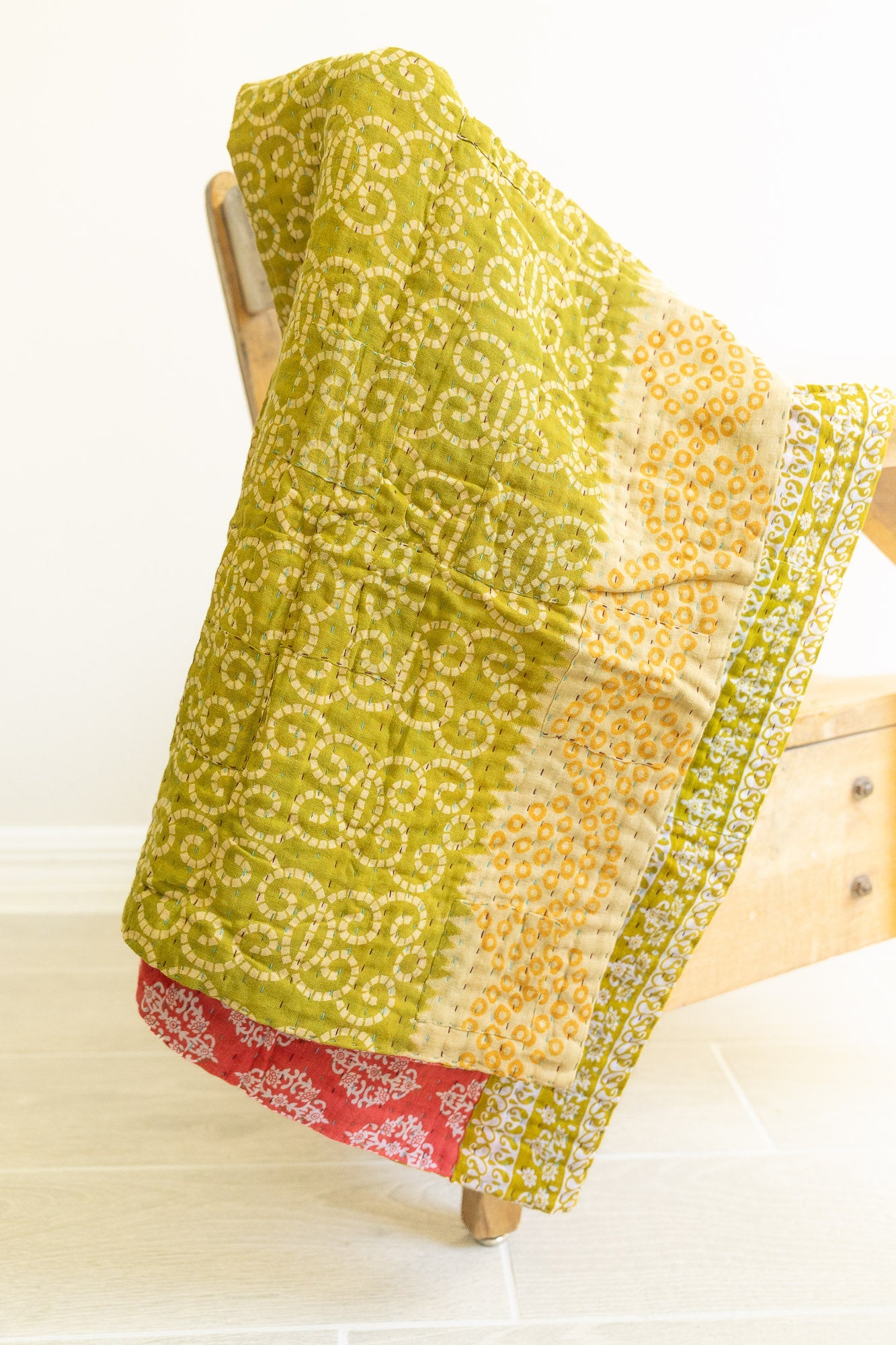 dignify Kantha Baby Blanket Quilt