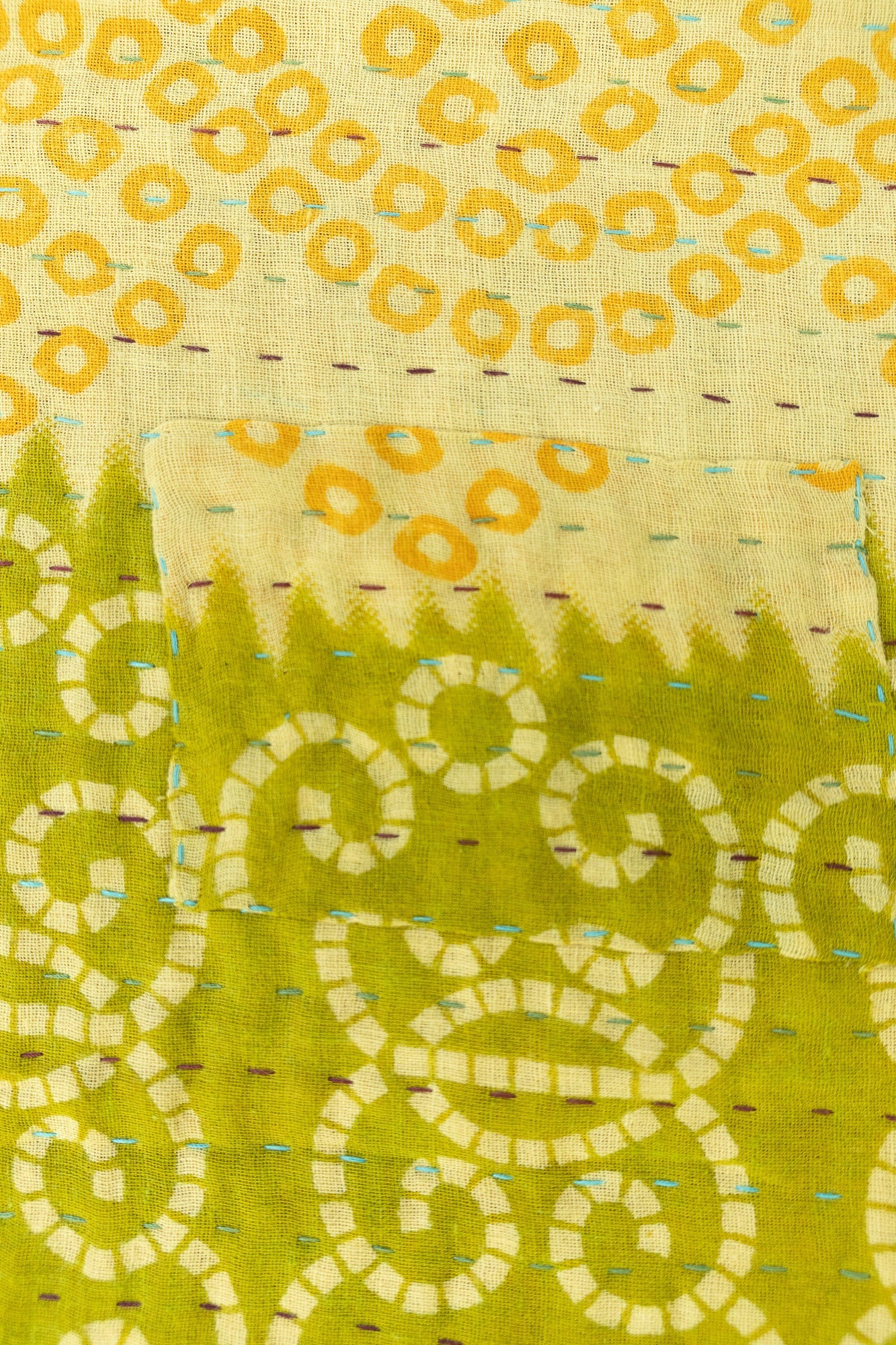 Miracle No. 5 Kantha Baby Blanket