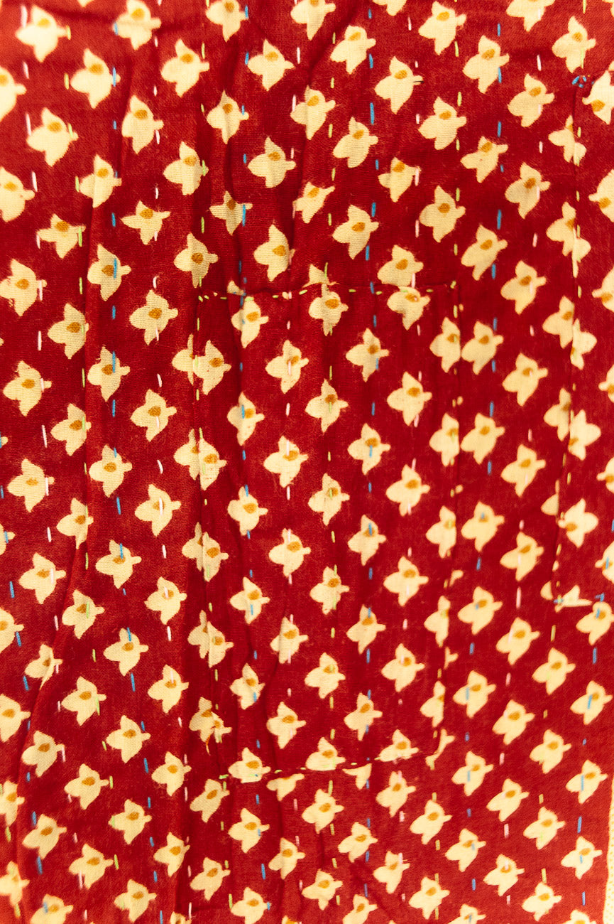 Mistletoe Kantha Christmas Throw