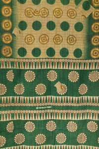 Kantha Throw Bed Quilt