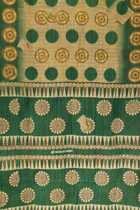 Kantha Throw Bed Quilt
