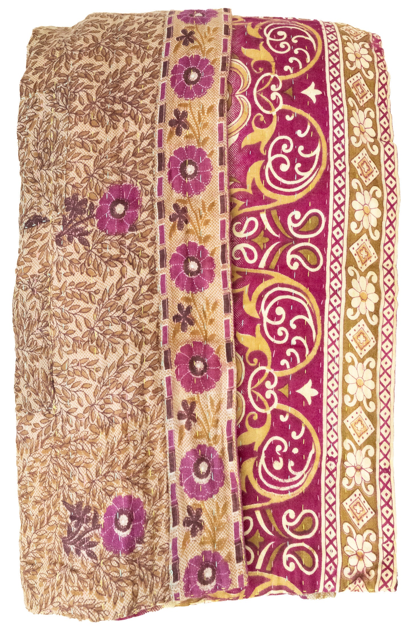 Muse Large Kantha Throw Blanket