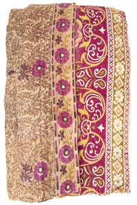 Muse Large Kantha Throw Blanket