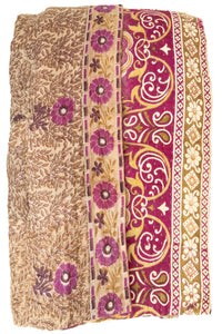 Muse Large Kantha Throw Blanket