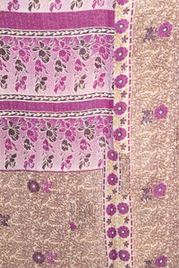Muse Large Kantha Throw Blanket
