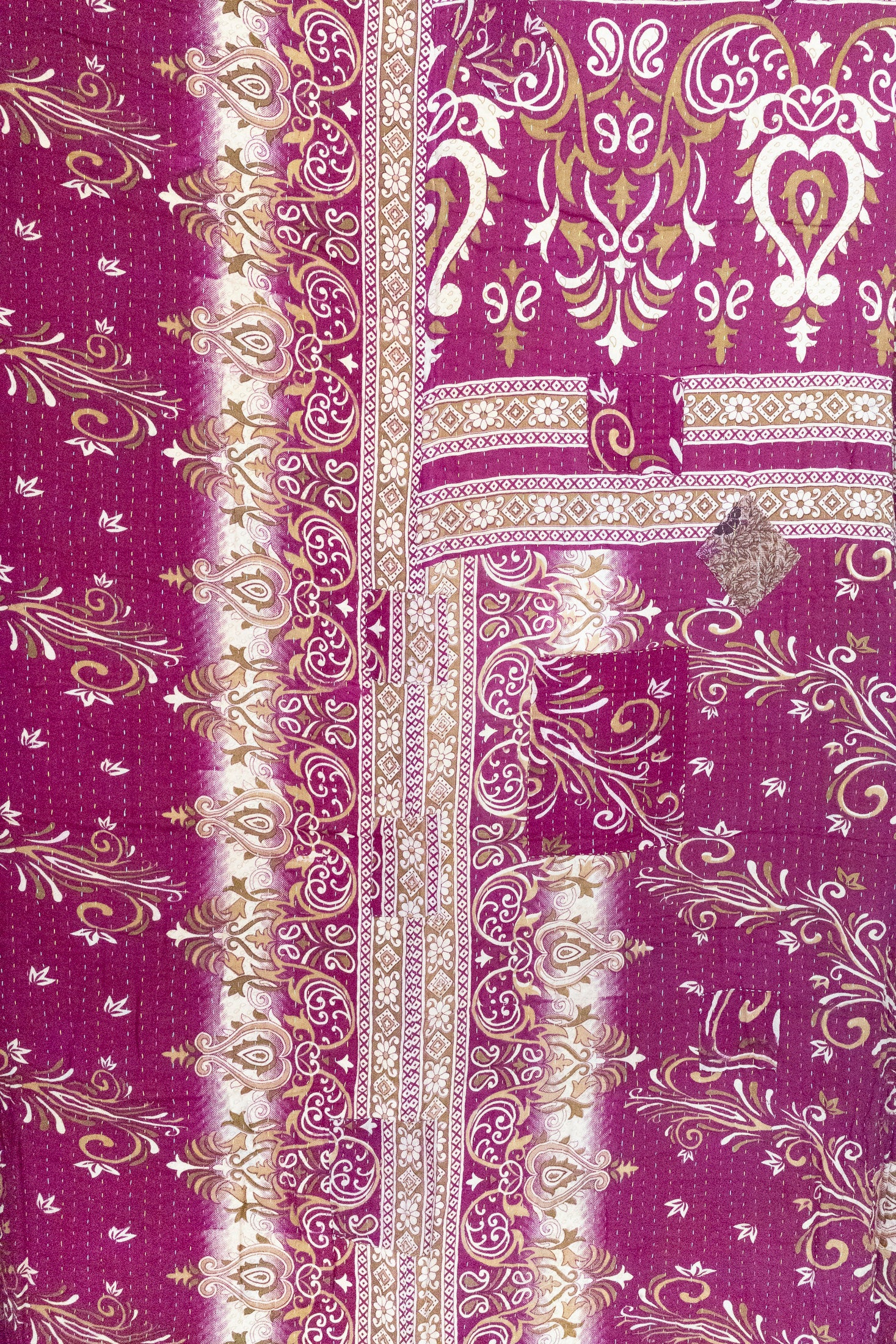 Muse Large Kantha Throw Blanket