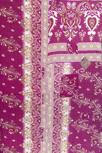 Muse Large Kantha Throw Blanket