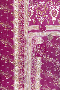 Muse Large Kantha Throw Blanket