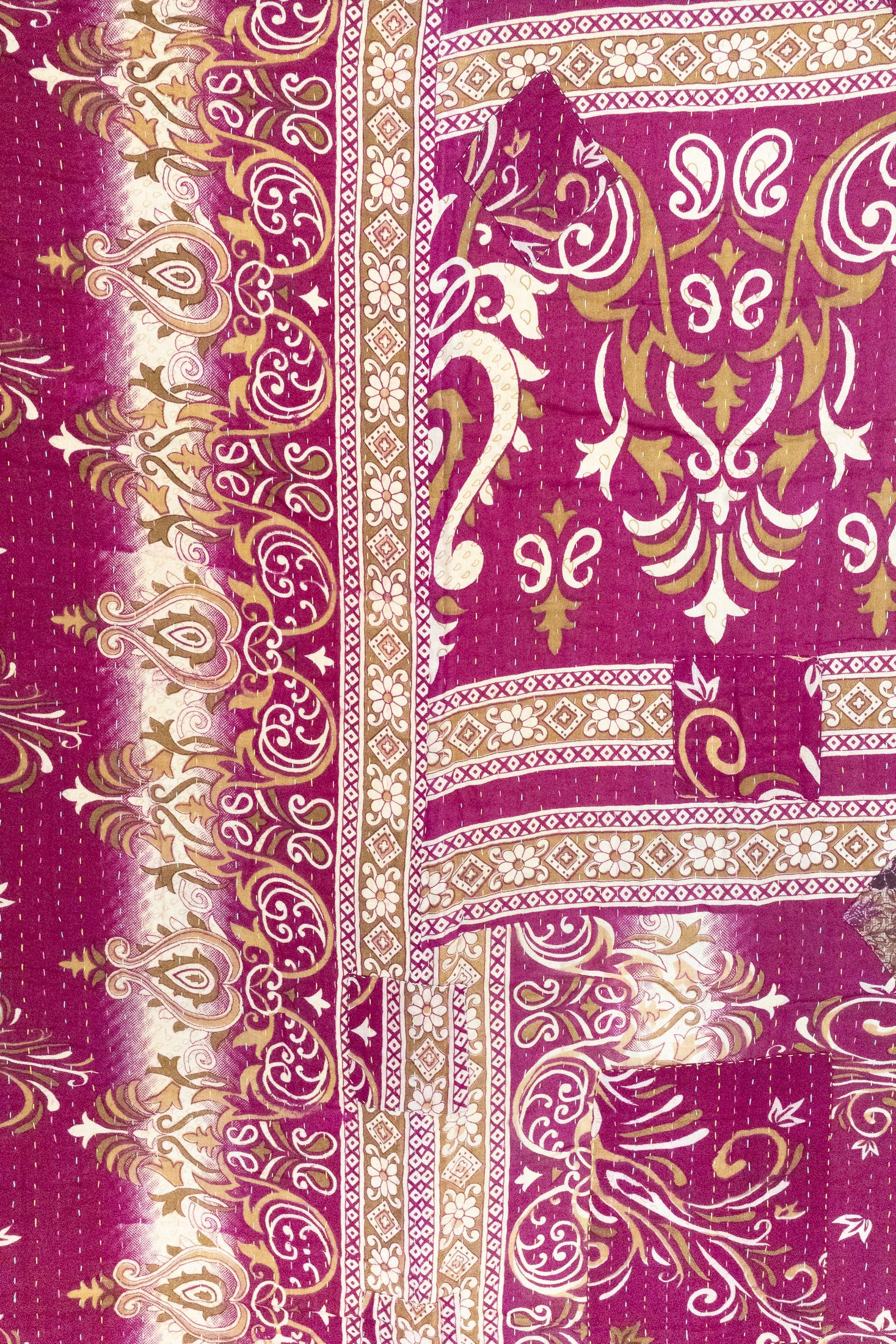 Muse Large Kantha Throw Blanket