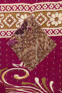 Muse Large Kantha Throw Blanket