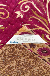Muse Large Kantha Throw Blanket