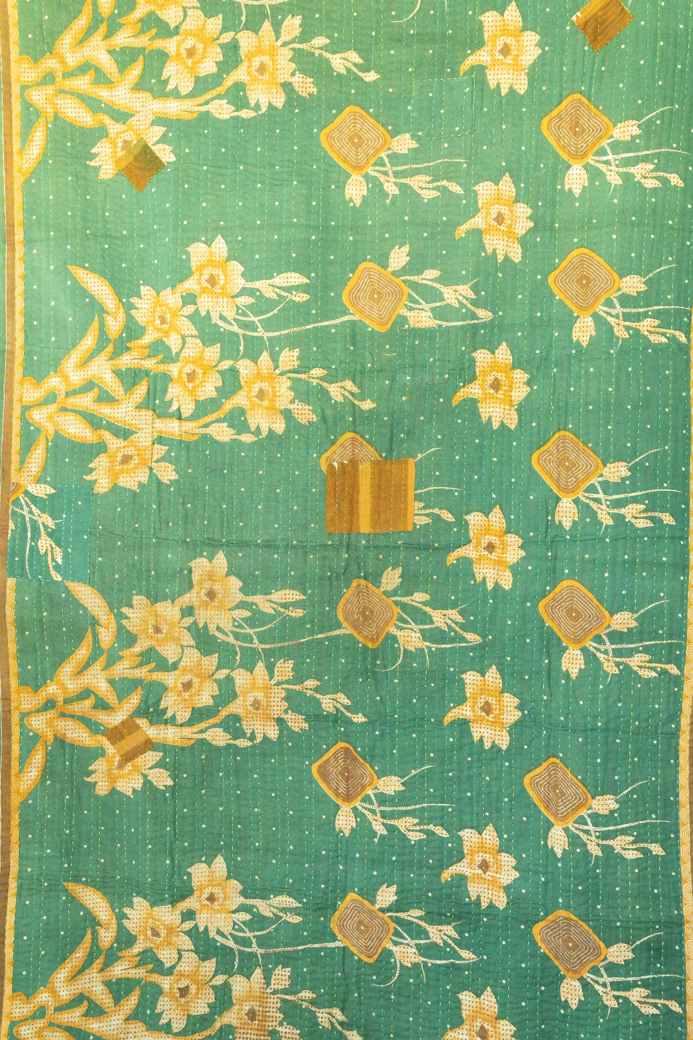 Mutual Kantha Throw Blanket