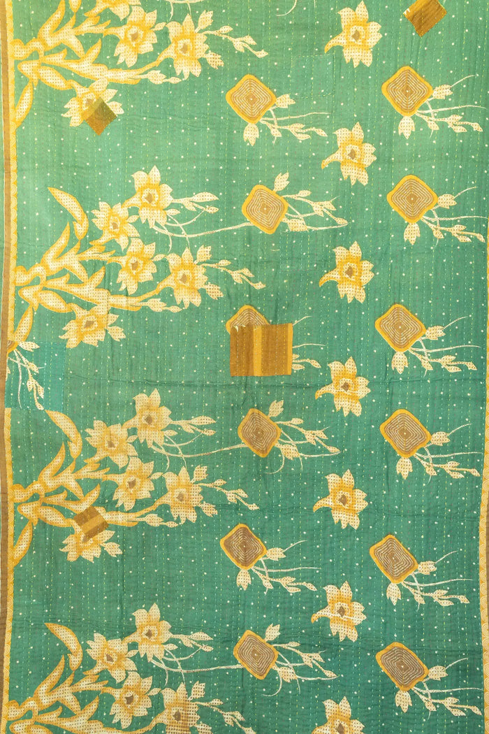 Mutual Kantha Throw Blanket