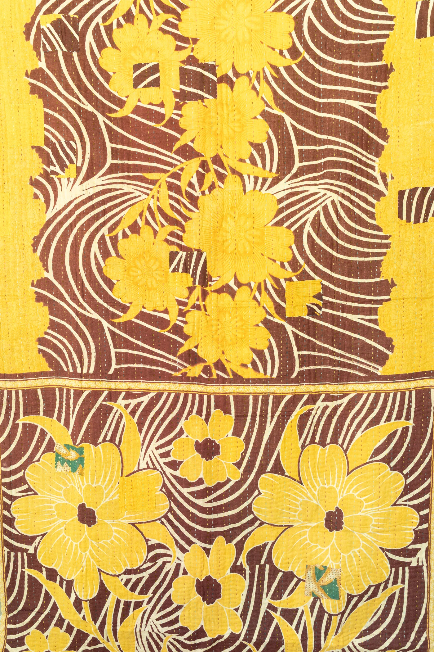 Mutual Kantha Throw Blanket