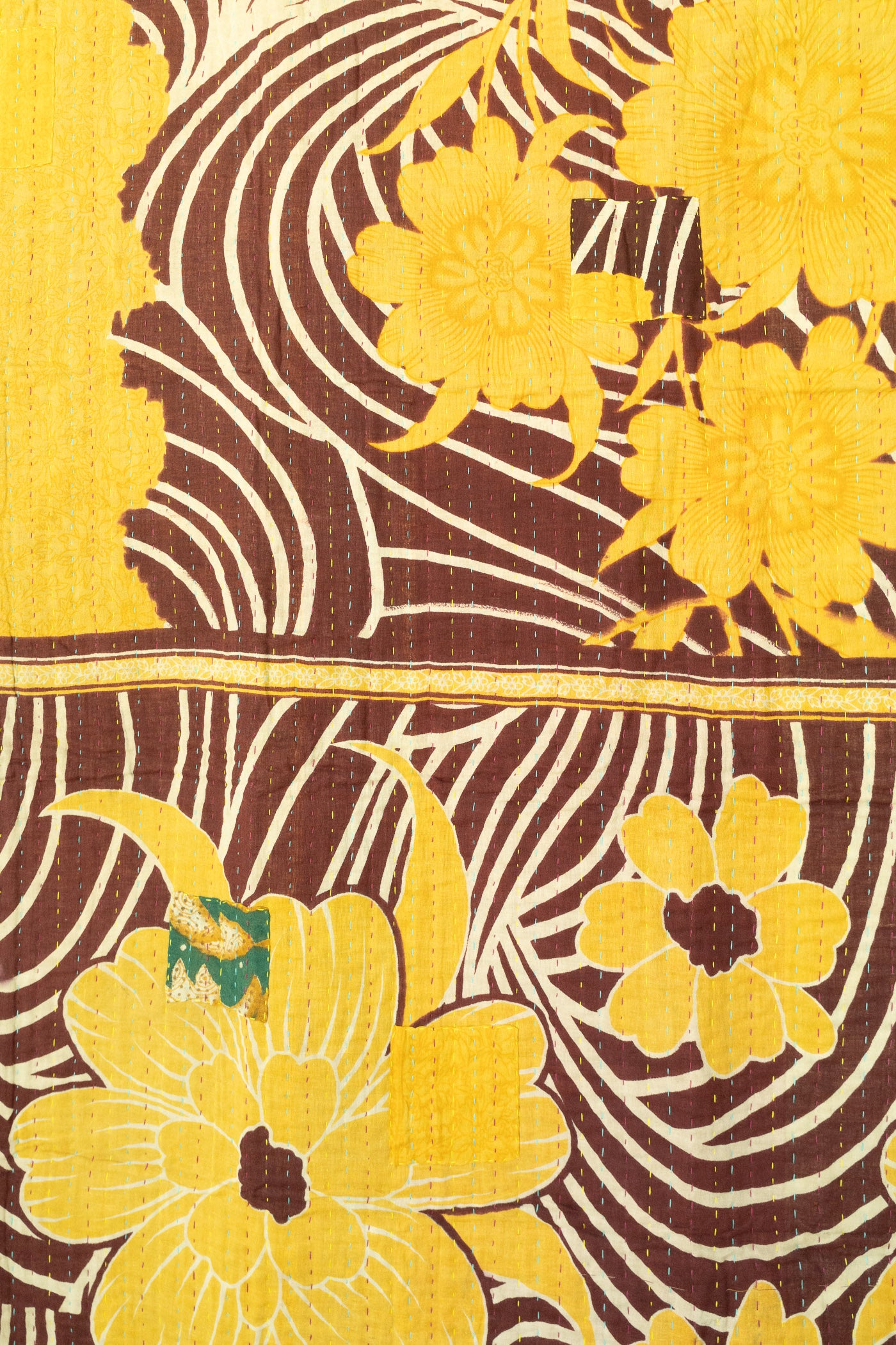Mutual Kantha Throw Blanket