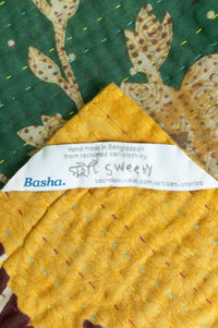Mutual Kantha Throw Blanket