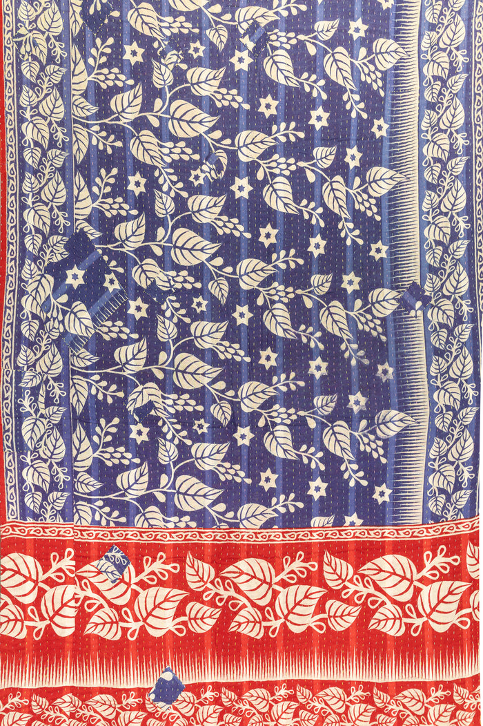 New Kantha Throw Blanket