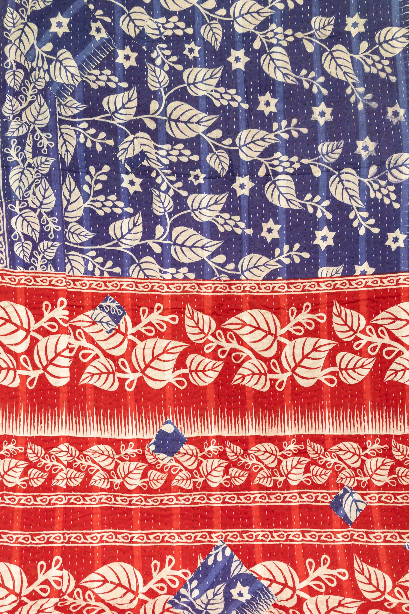 New Kantha Throw Blanket