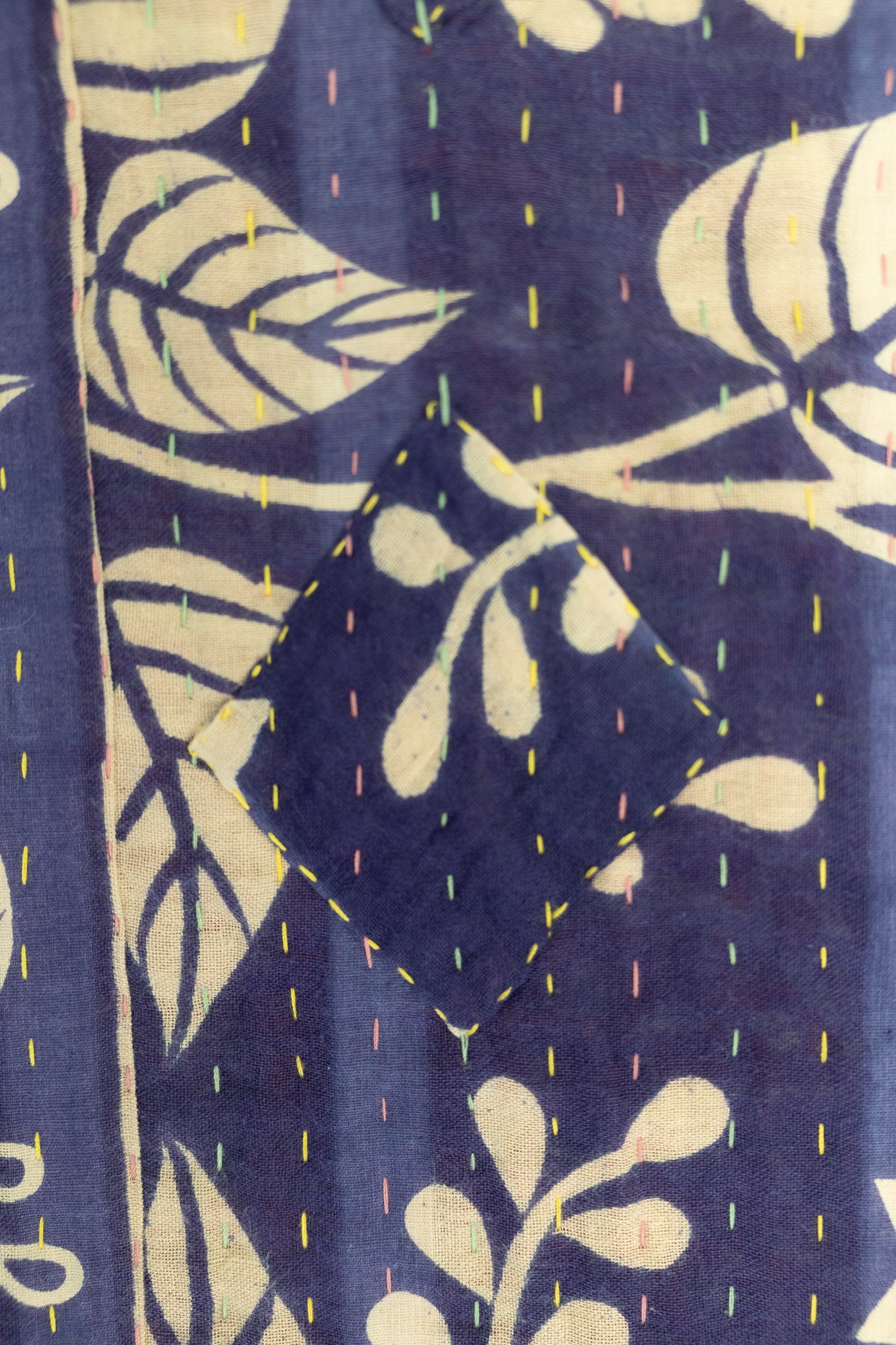 New Kantha Throw Blanket