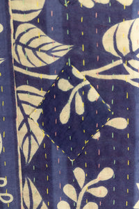 New Kantha Throw Blanket
