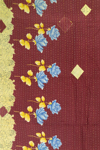 New Kantha Throw Blanket