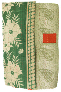 Kantha Throw Bed Quilt