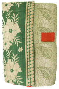 Kantha Throw Bed Quilt