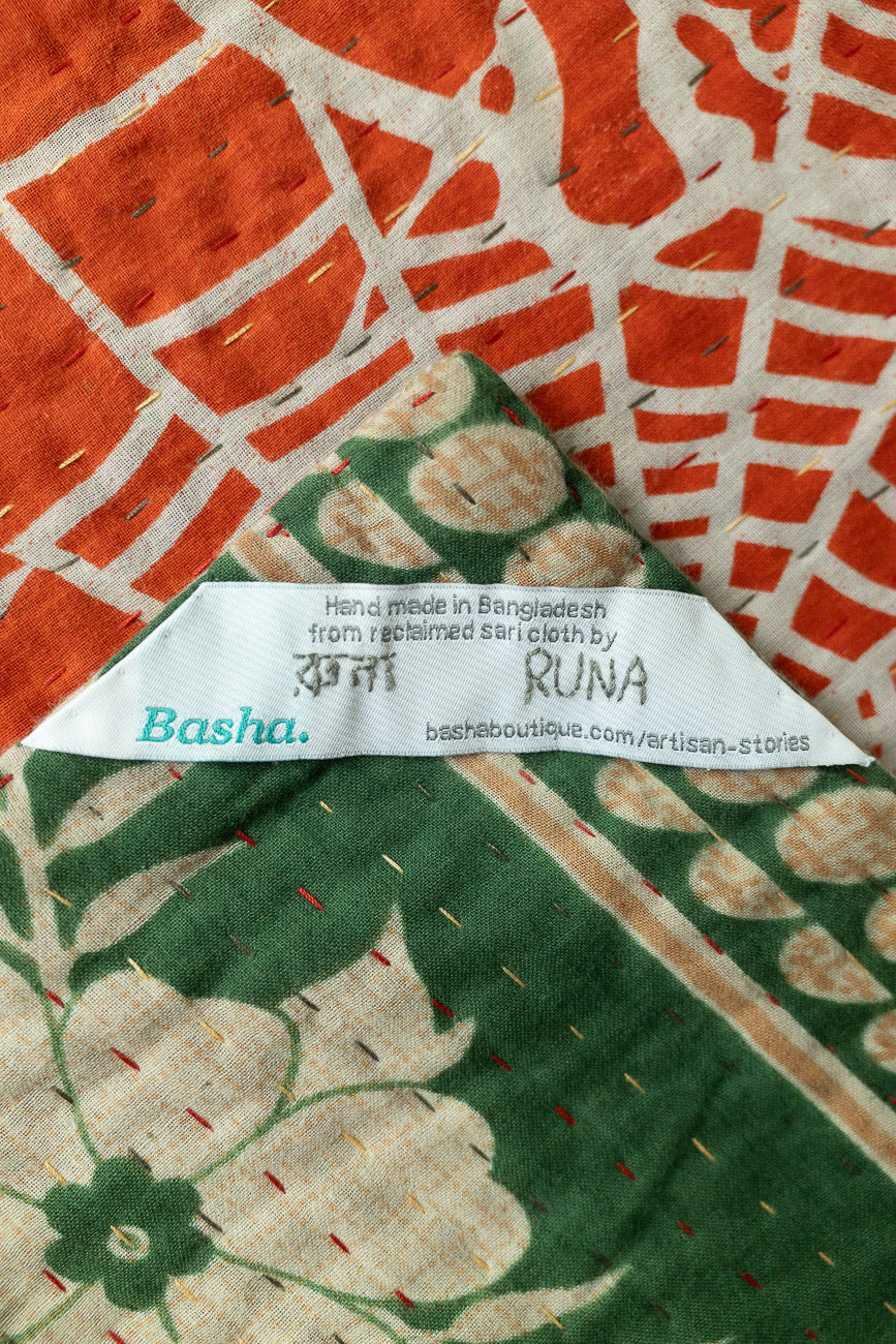 Newcomer Kantha Throw