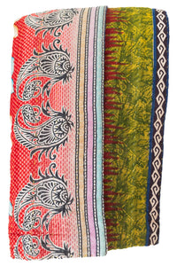 New No. 3 Large Kantha Throw Blanket