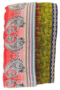 New No. 3 Large Kantha Throw Blanket