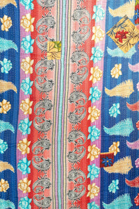 New No. 3 Large Kantha Throw Blanket