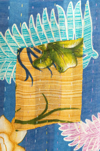 New No. 3 Large Kantha Throw Blanket