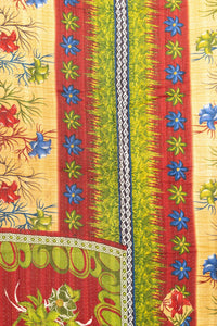 New No. 3 Large Kantha Throw Blanket