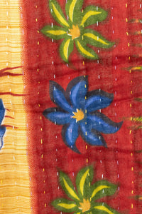 New No. 3 Large Kantha Throw Blanket