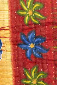 New No. 3 Large Kantha Throw Blanket