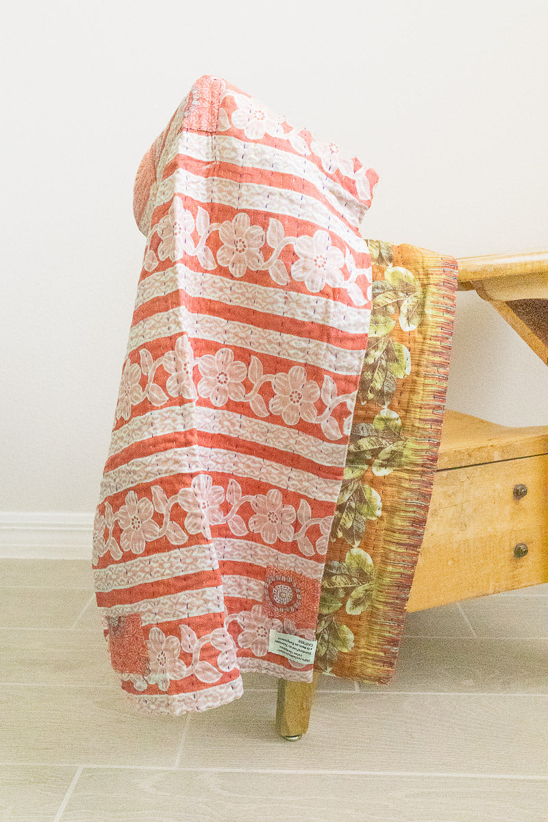 dignify Kantha Baby Blanket Quilt