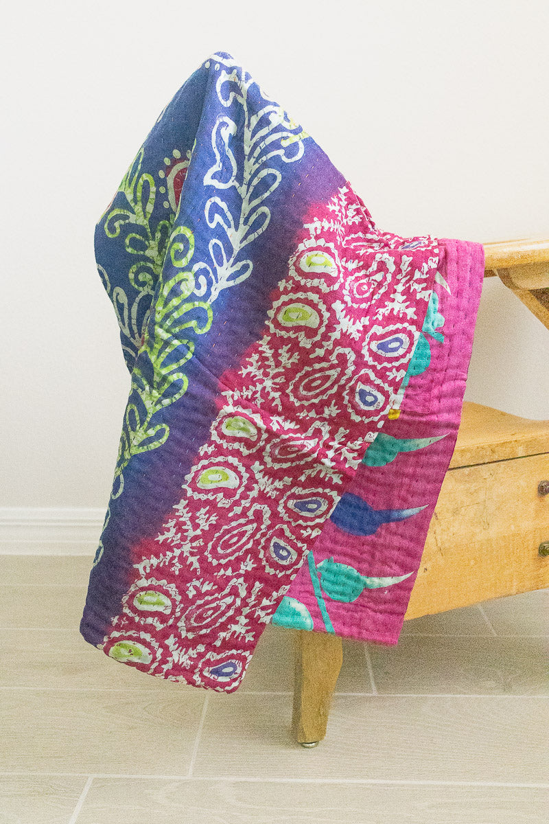 dignify Kantha Baby Blanket Quilt