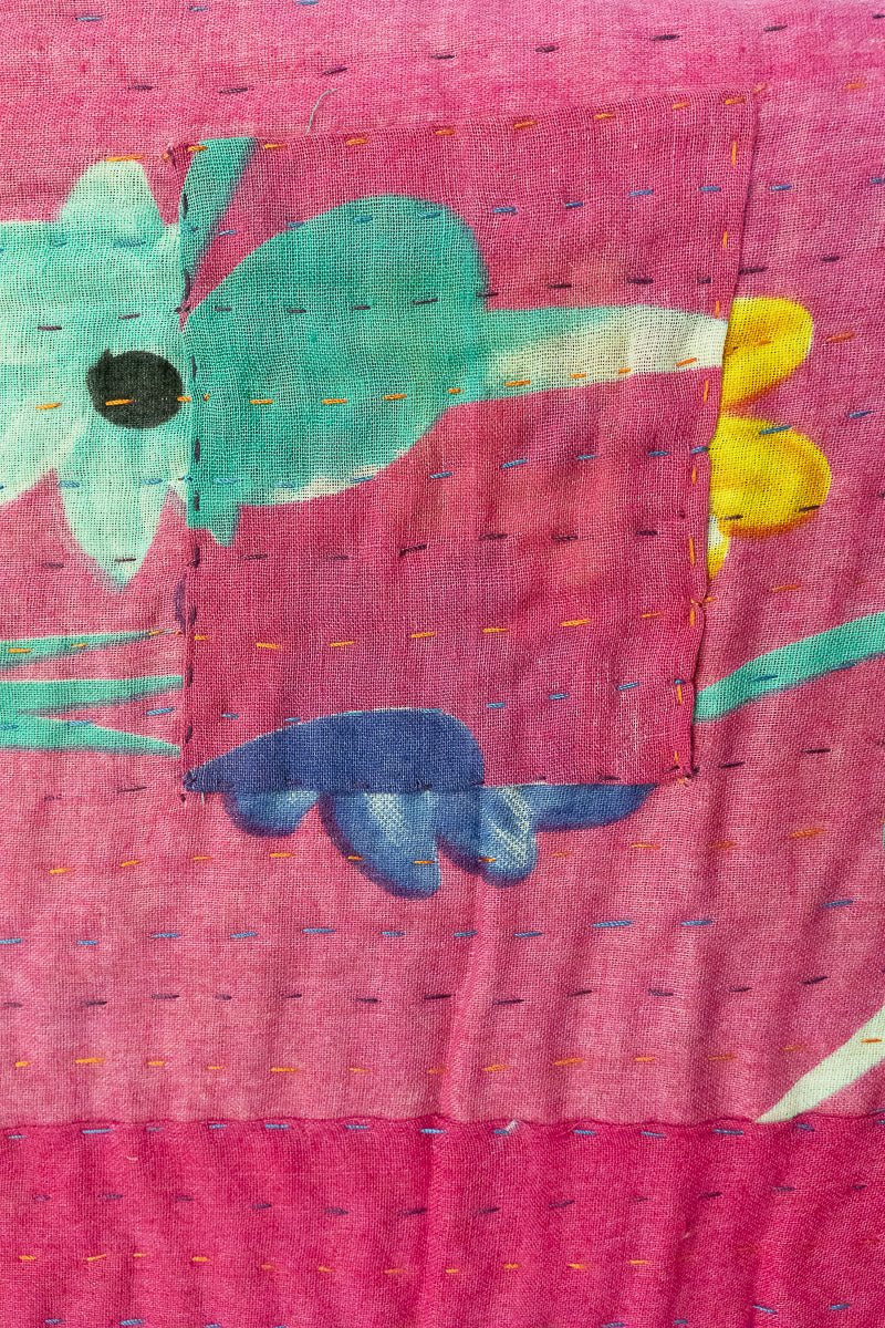 Nice No. 4 Kantha Baby Blanket