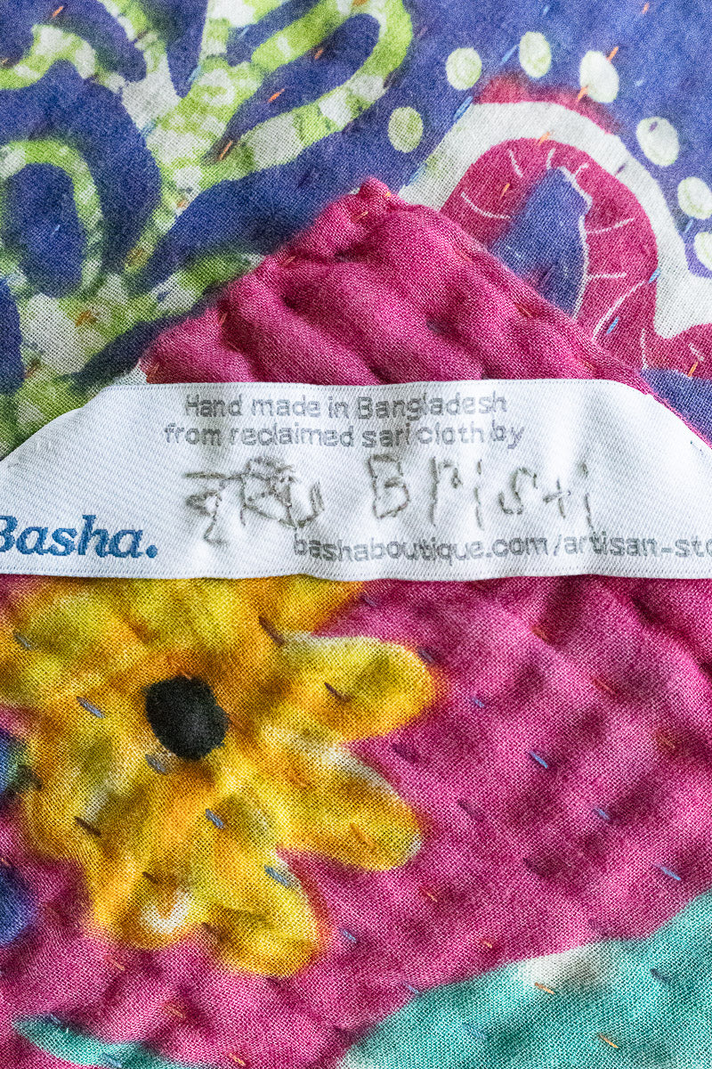 Nice No. 4 Kantha Baby Blanket