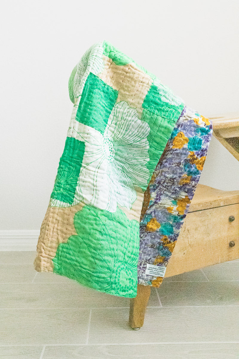Nice No. 5 Kantha Baby Blanket