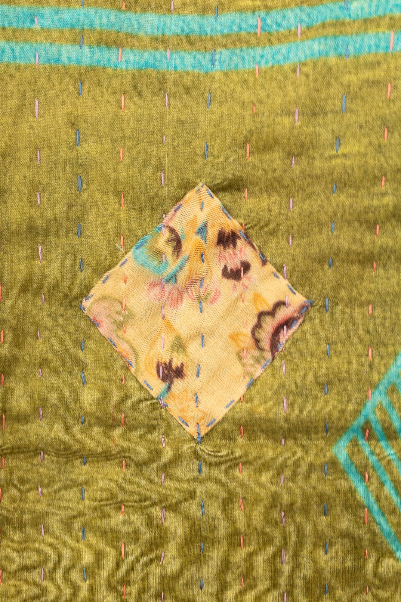 Nice No. 3 Kantha Baby Blanket