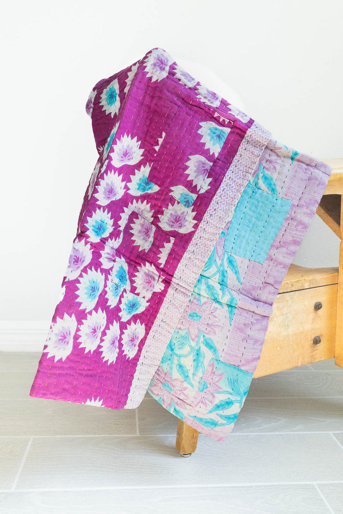 dignify Kantha Baby Blanket Quilt