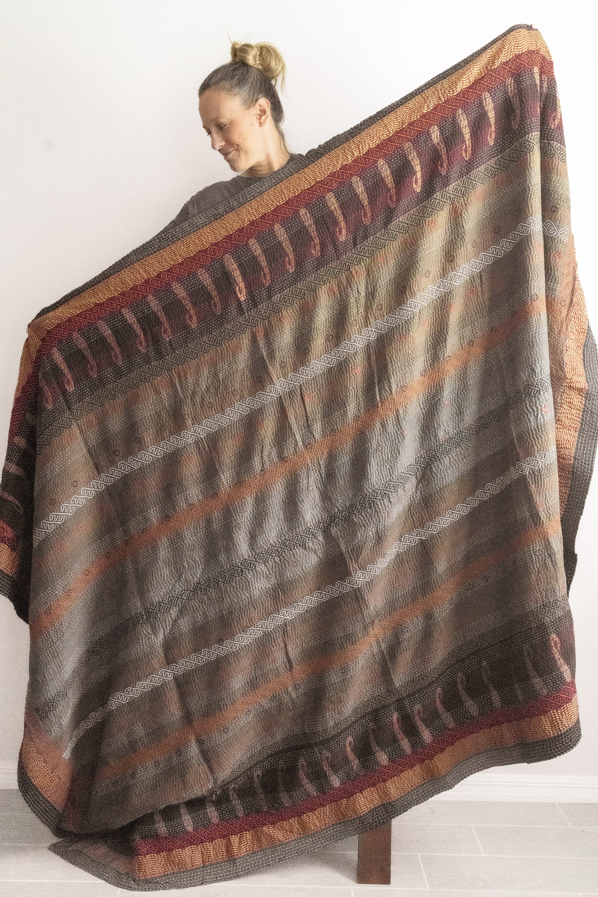 Masterpiece No. 140 Kantha Quilt