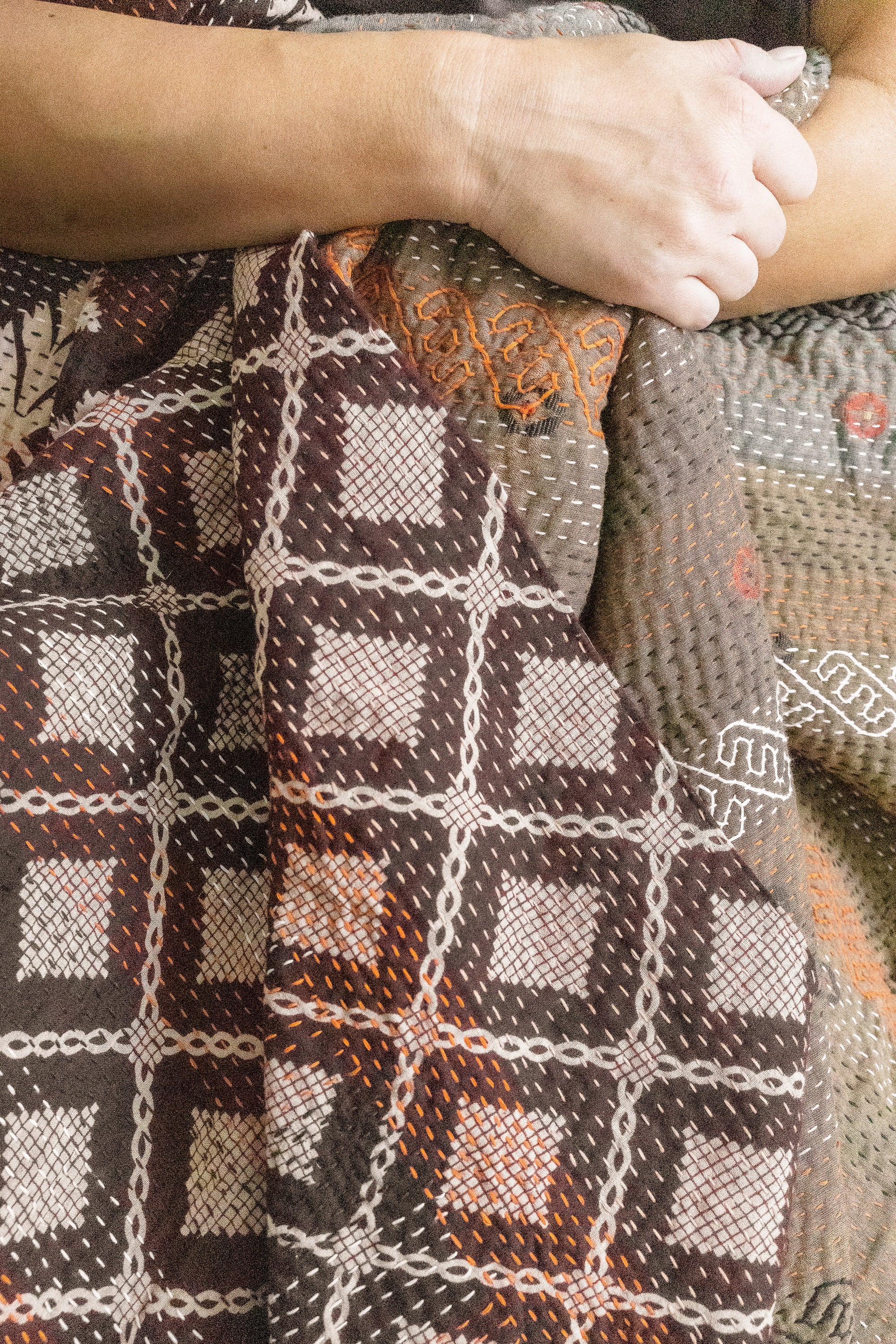 Masterpiece No. 140 Kantha Quilt